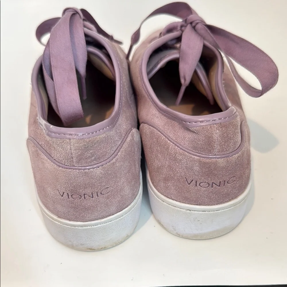 VIONIC | Keke Arch Support Fashion Sneakers | Mauve Suede | 9.5